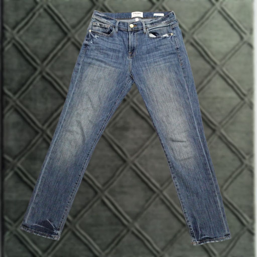 Frame FRAME Jeans 28x28 Blue Skinny Womens Relaxed Size 28" / US 6 / IT 42 - 1 Thumbnail