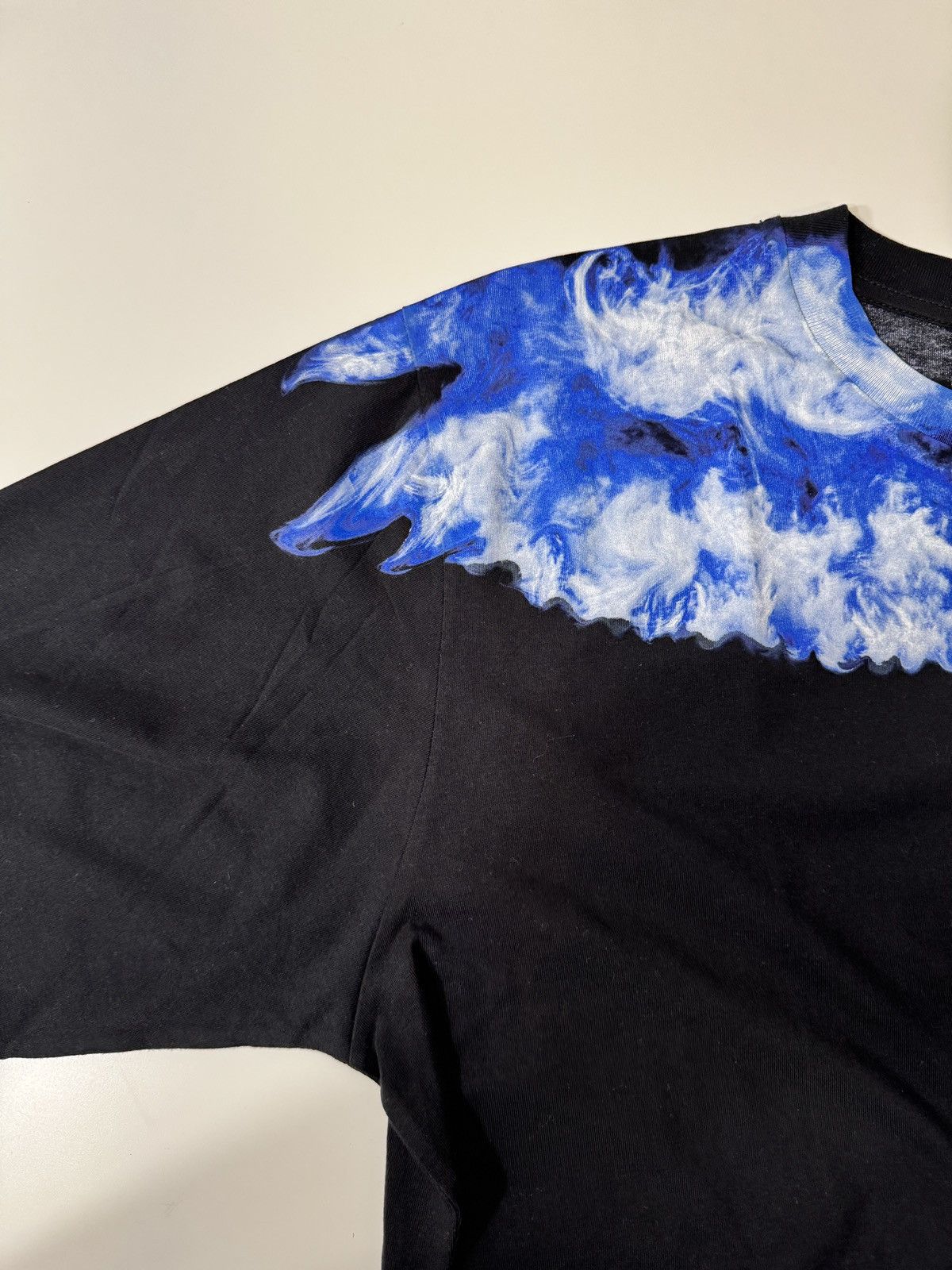 Marcelo Burlon Marcelo Burlon Blue Wing Long Sleeve Crew Neck Size US M / EU 48-50 / 2 - 4 Thumbnail