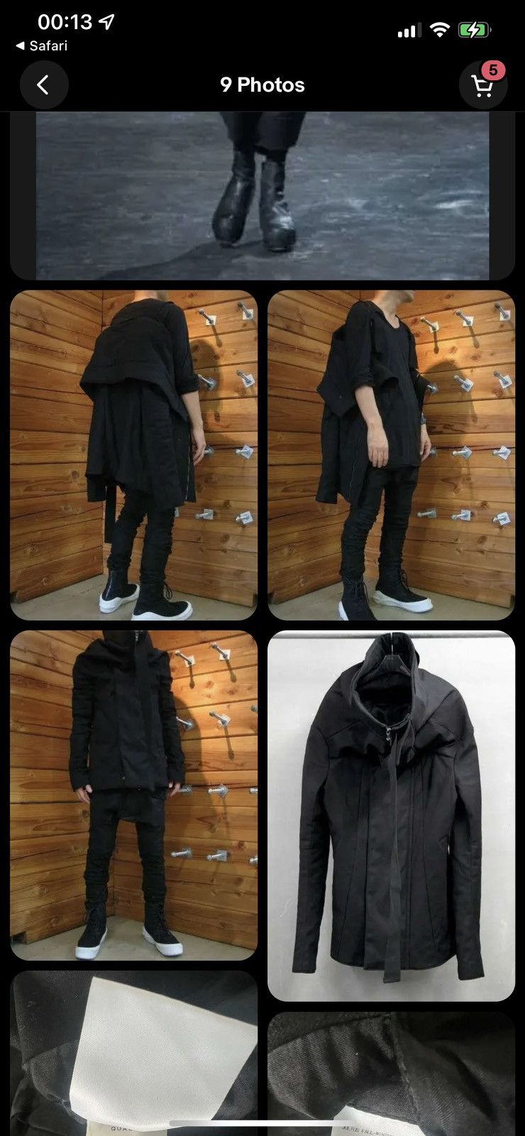 Julius JULIUS JACKET “GLITCH” AW14 Size US M / EU 48-50 / 2 - 8 Thumbnail