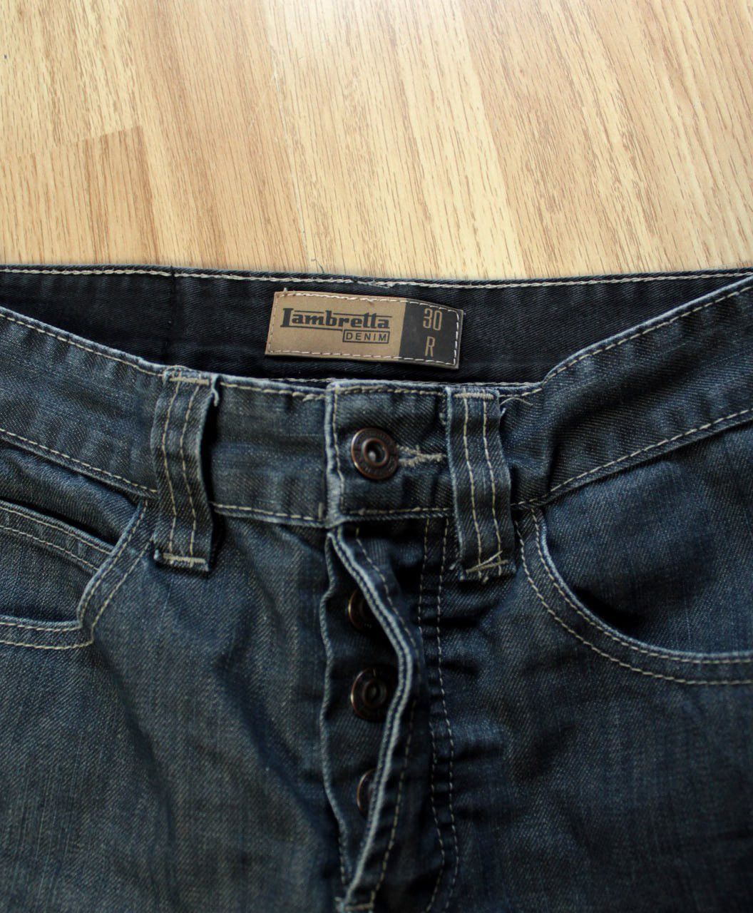 Lambretta 🔥 Lambretta Vintage Baggy Jeans Big Logo Drill Streetwear Size US 30 / EU 46 - 4 Thumbnail