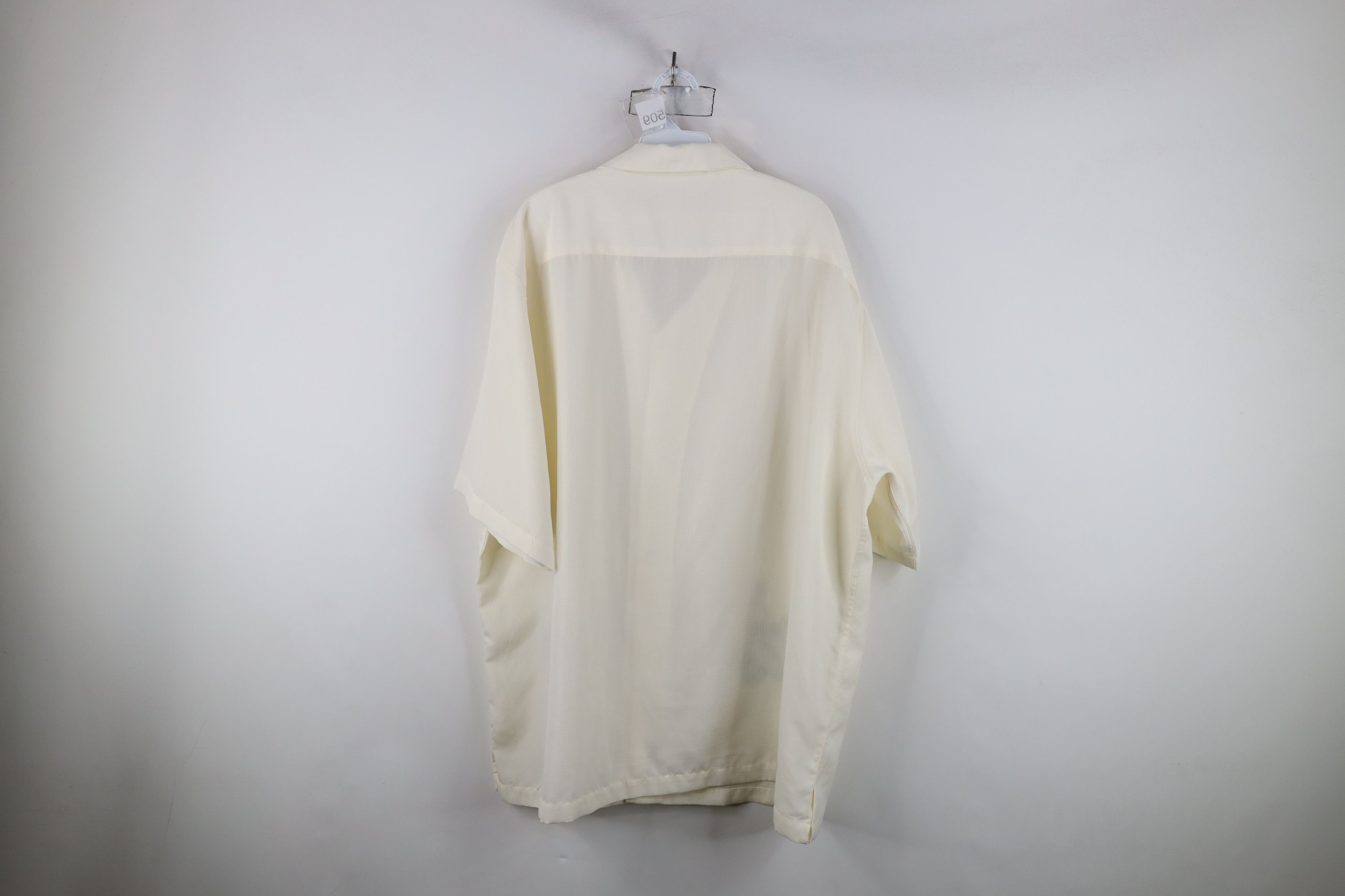 Vintage Vintage 90s Streetwear Beer Beach Luau Button Shirt Cream Size US XXL / EU 58 / 5 - 12 Thumbnail