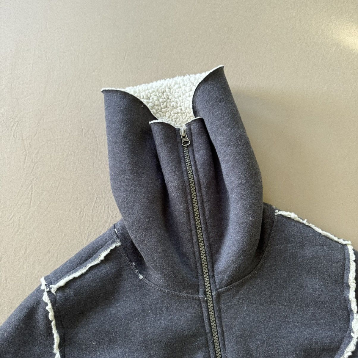 Old Navy Grunge Old Navy Sherpa Lined Hoodie Jacket Size L / US 10 / IT 46 - 5 Thumbnail
