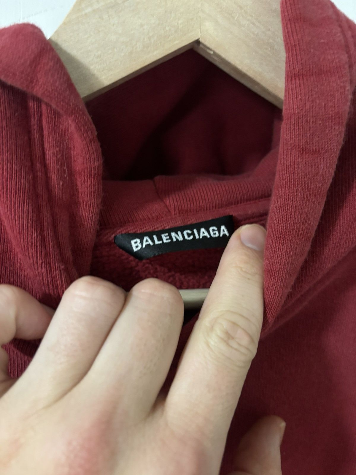 Balenciaga Back logo hoodie Size US XL / EU 56 / 4 - 4 Thumbnail