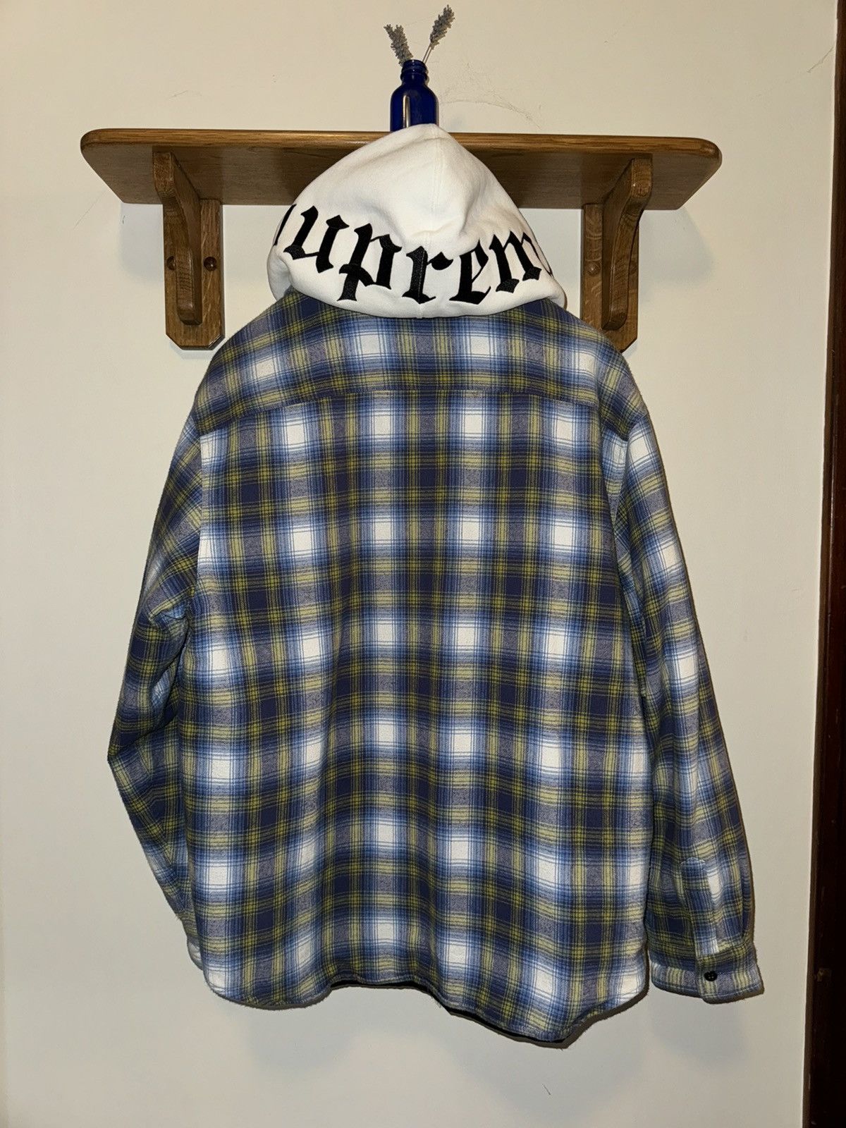 Supreme Supreme FW21 Quilted Lined Hooded Zip Flannel Size US M / EU 48-50 / 2 - 2 Thumbnail