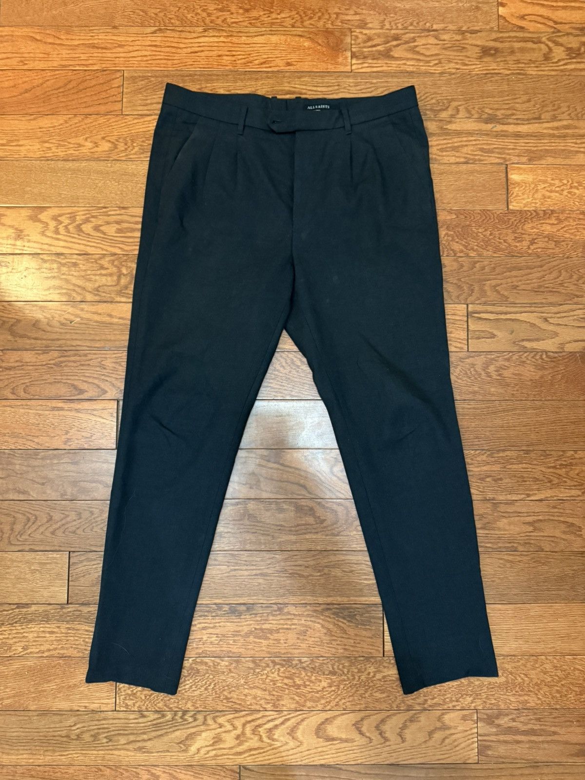 Allsaints Tallis Slim Fit Cropped Trousers Size US 32 / EU 48 - 2 Thumbnail