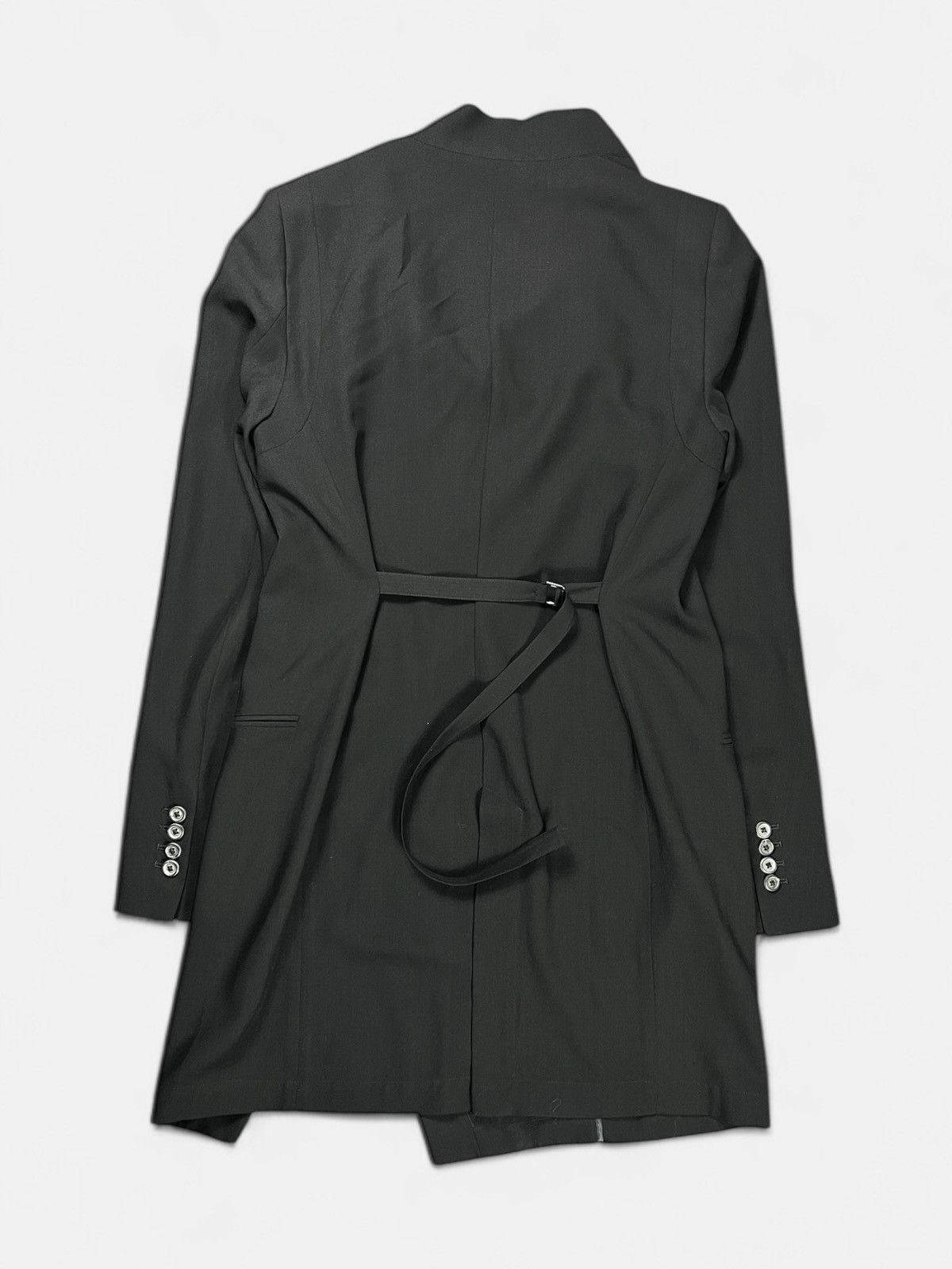Ann Demeulemeester Ann Demeulemeester - Asymetric Light Coat Size US M / EU 48-50 / 2 - 7 Thumbnail
