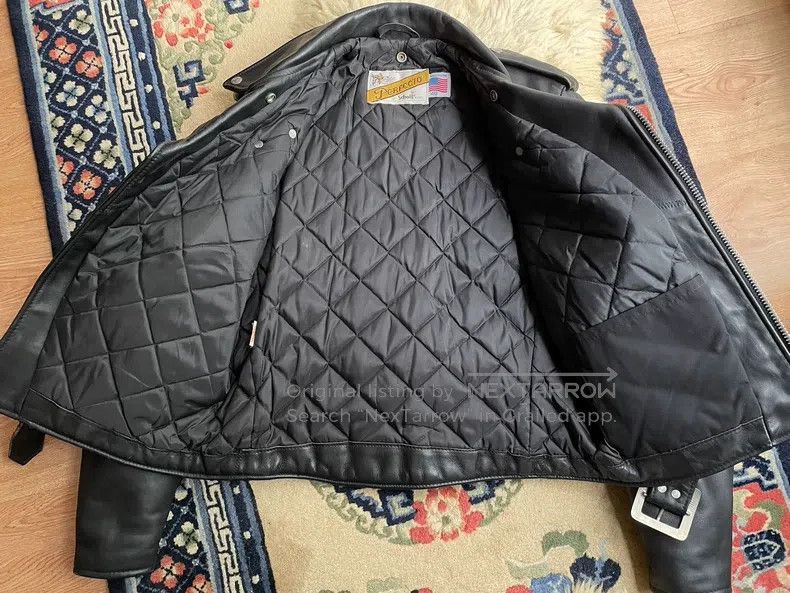 Schott Schott Leather coat Size US XXS / EU 40 - 5 Thumbnail