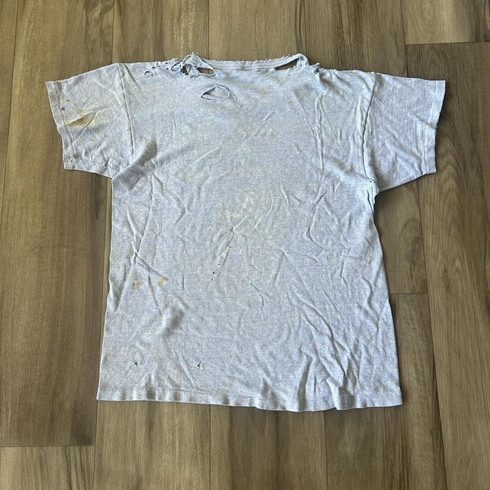 Champion Vintage 80’s Champion Light Blue Athletic Department shirt L Size US L / EU 52-54 / 3 - 4 Thumbnail