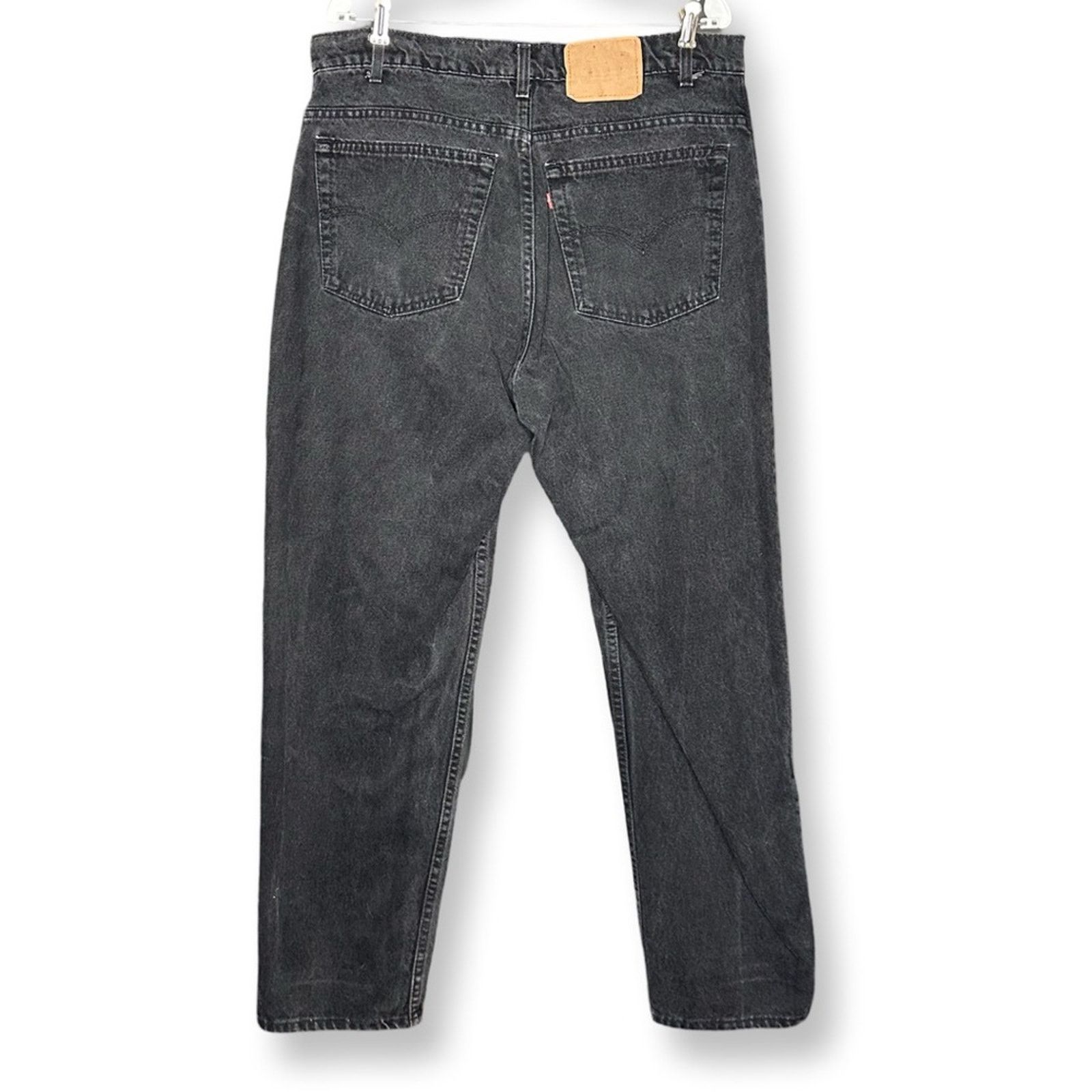 Levi's Men’s Vintage Levi’s 550 Relaxed Fit Tapered Leg Black Denim Size US 38 / EU 54 - 2 Thumbnail
