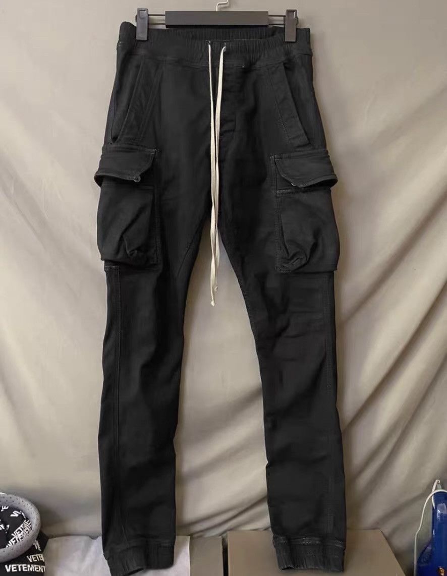 Rick Owens Rick Owens waxed cargo pants, Q18 Size US 32 / EU 48 - 1 Thumbnail