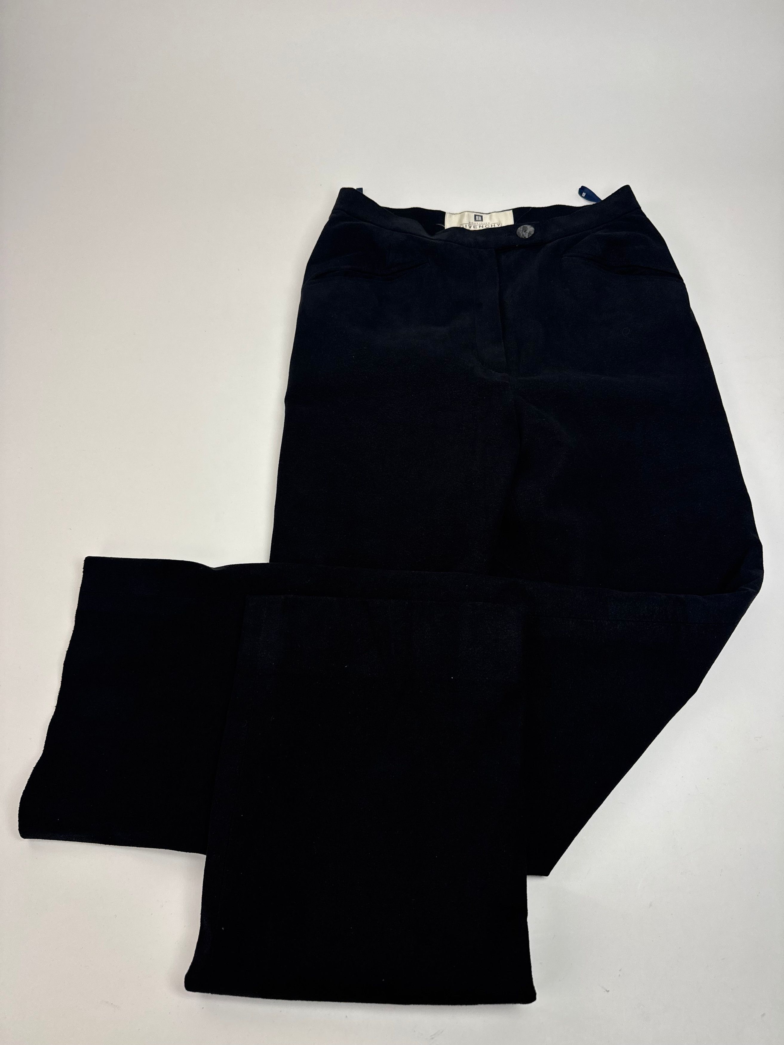 Vintage Suede Pants Black 36/S