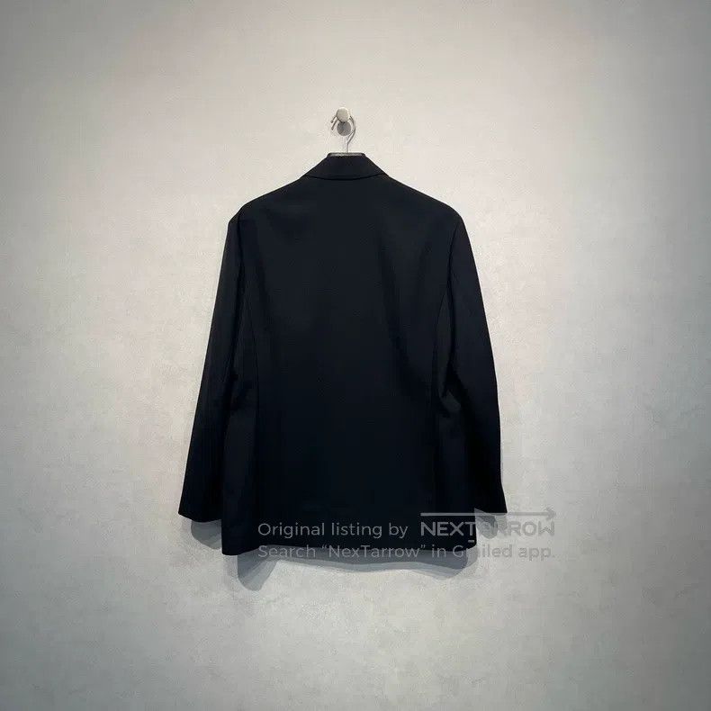 Balenciaga Balenciaga Mastercard Logo Embroidered Blazer Size L / US 10 / IT 46 - 2 Thumbnail