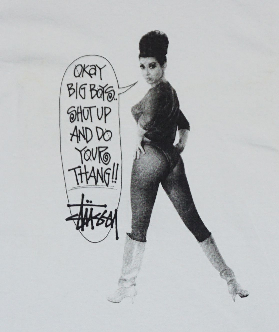 Stussy × Vintage 90's Stussy Tribe "Okay Big Boys..." T-shirt Size US L / EU 52-54 / 3 - 2 Thumbnail