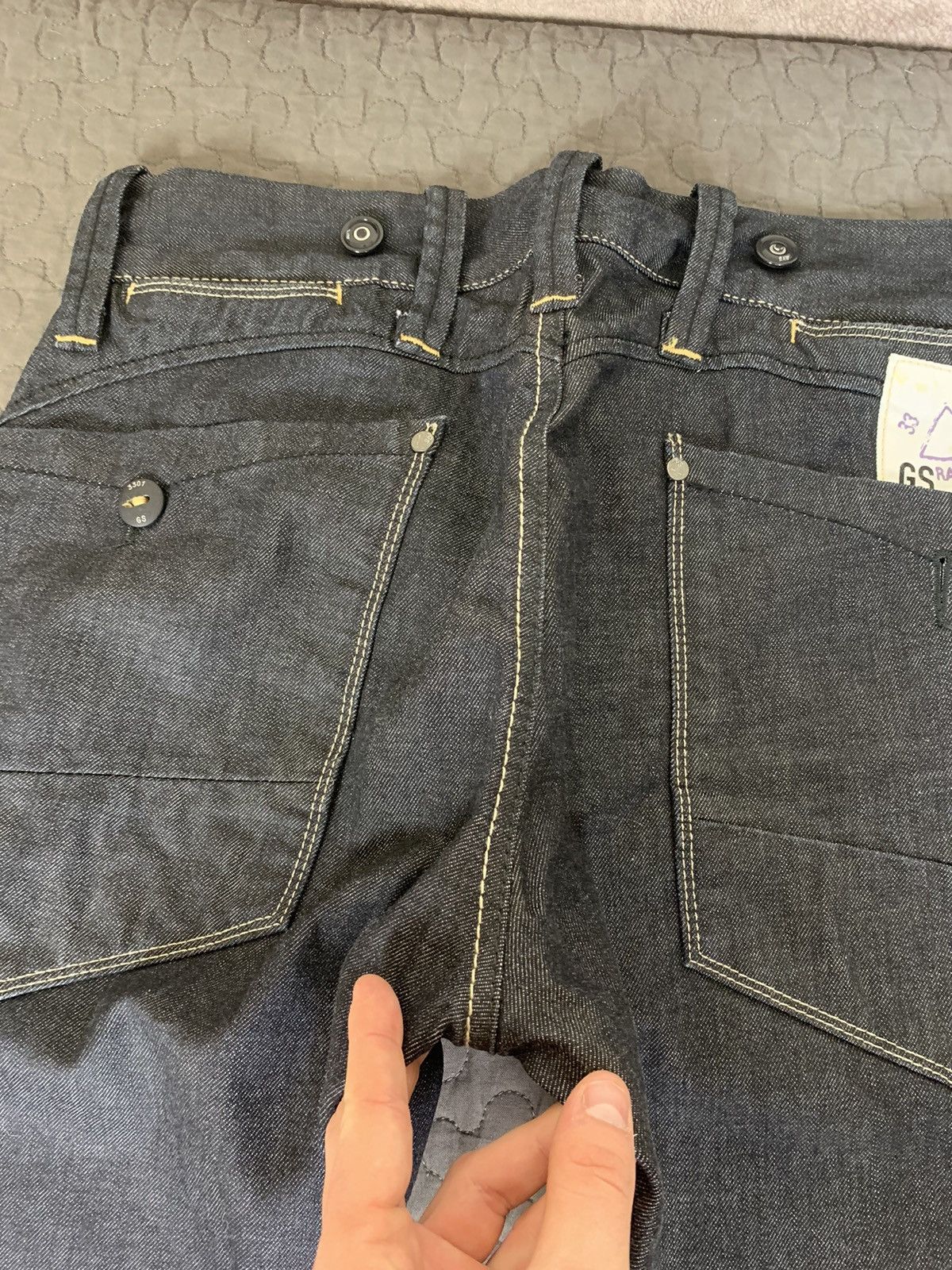 G-Star G Star Raw Denim Jeans Size US 30 / EU 46 - 20 Thumbnail