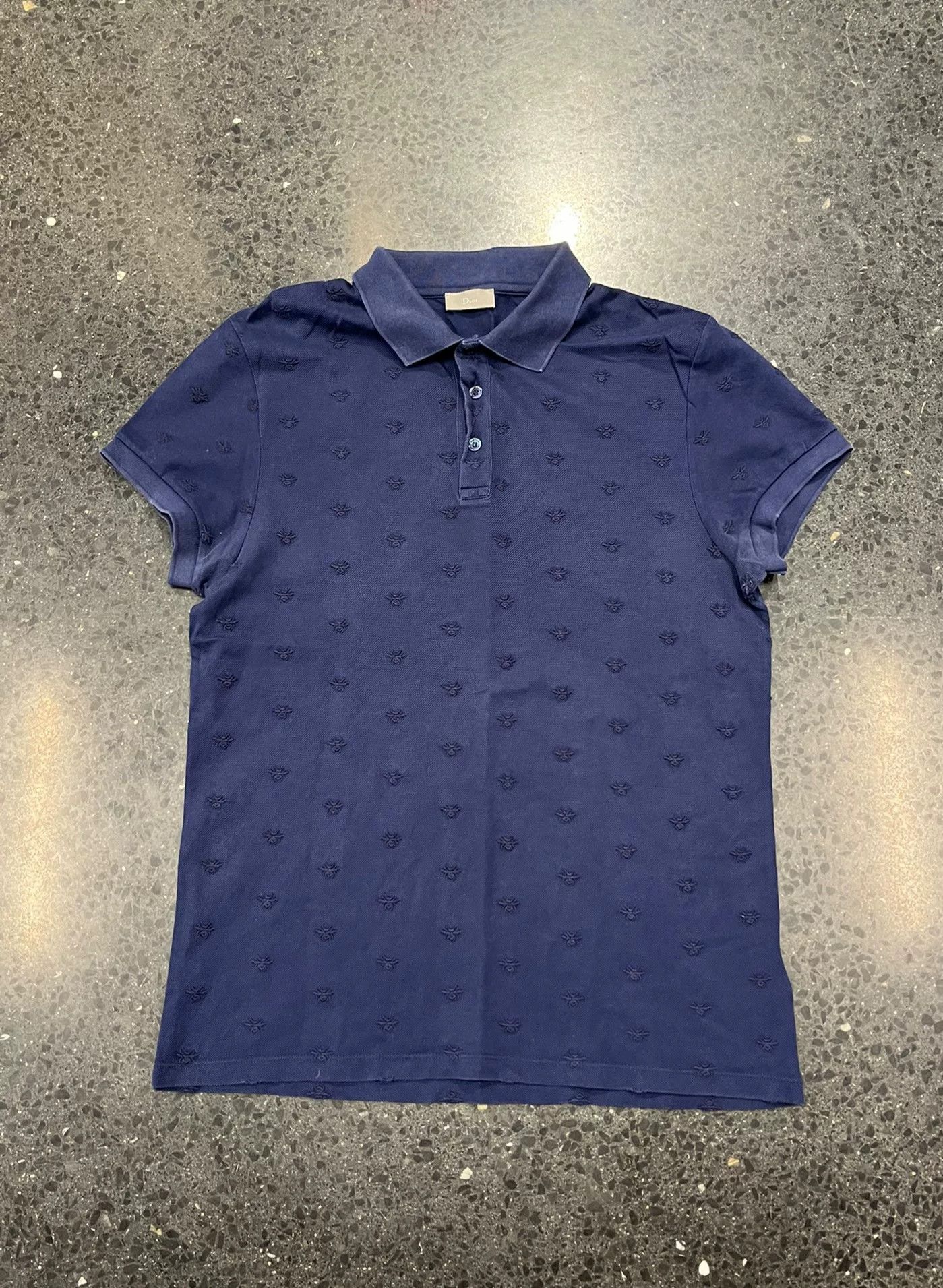 Dior Dior Men's Bee Polo Shirt Size US M / EU 48-50 / 2 - 1 Thumbnail