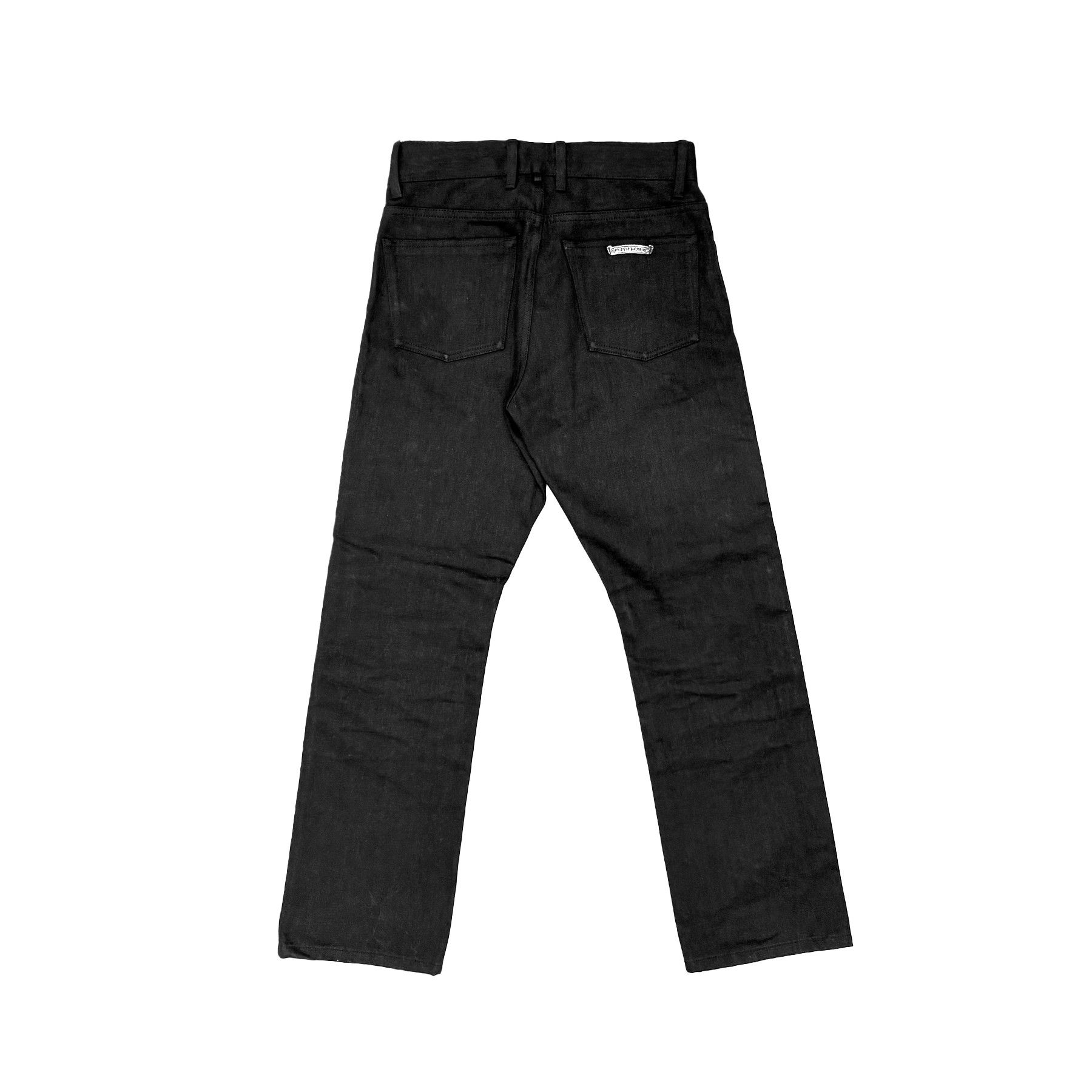 Chrome Hearts Chrome Hearts Black Flame Knee Jeans Size 31" - 2 Thumbnail