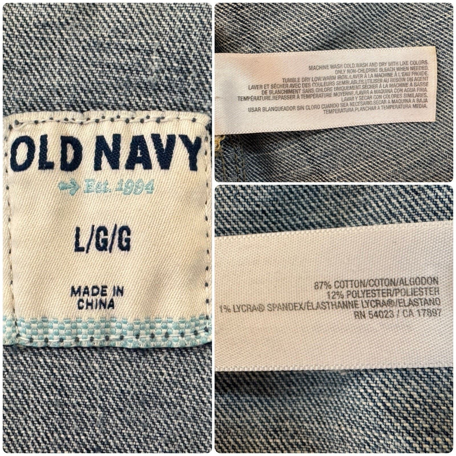 Old Navy BARBIE Pink Heart Rhinestone Denim Jacket Upcycled Retro L Size L / US 10 / IT 46 - 9 Thumbnail