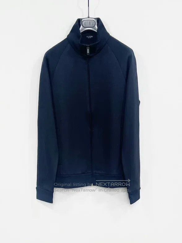 Valentino Valentino Black and blue color-blocked stand-up collar jac Size US M / EU 48-50 / 2 - 1 Thumbnail