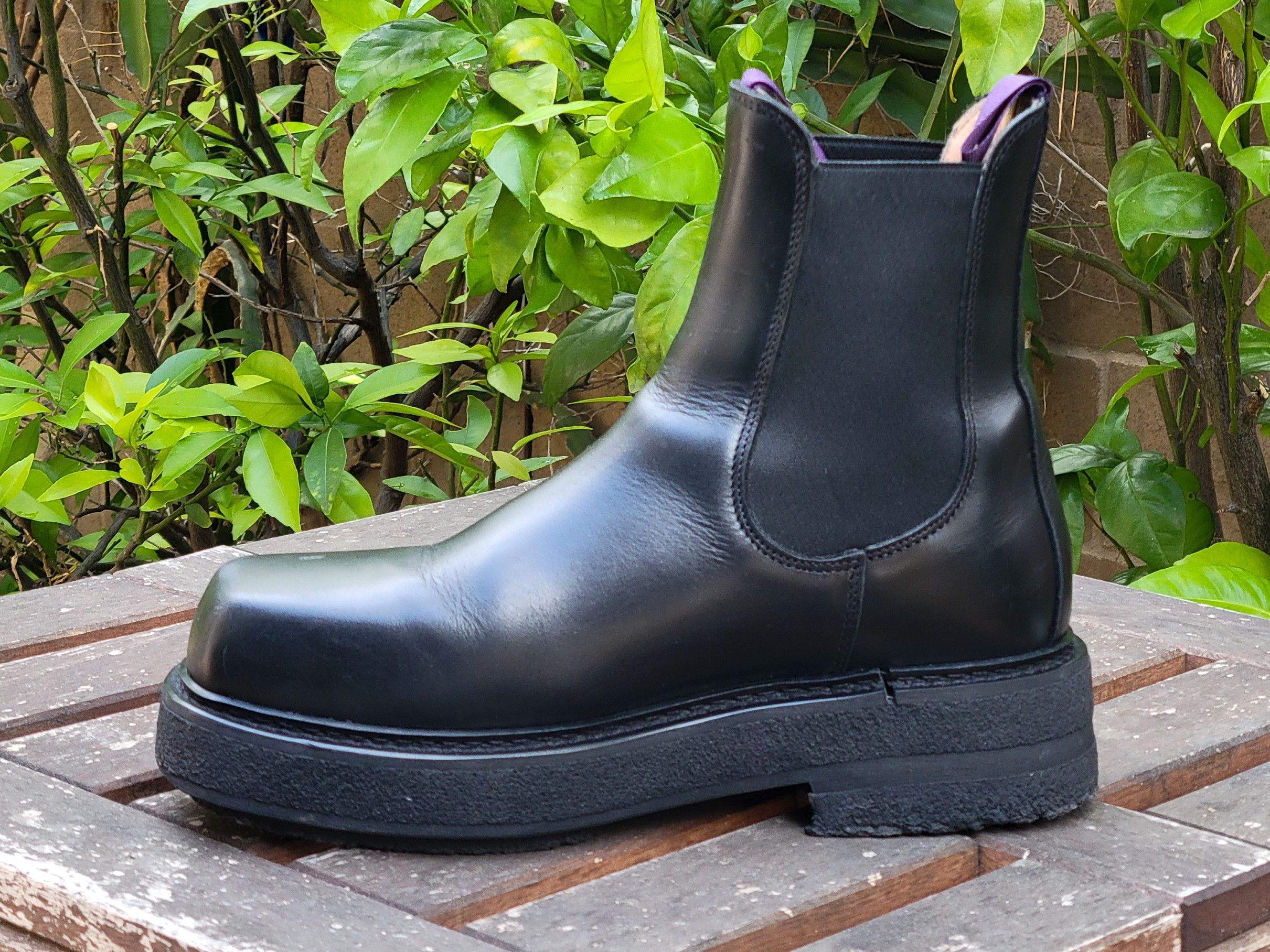 Eytys Ortega Black Leather Chelsea Boots Size US 7 / EU 40 - 6 Thumbnail