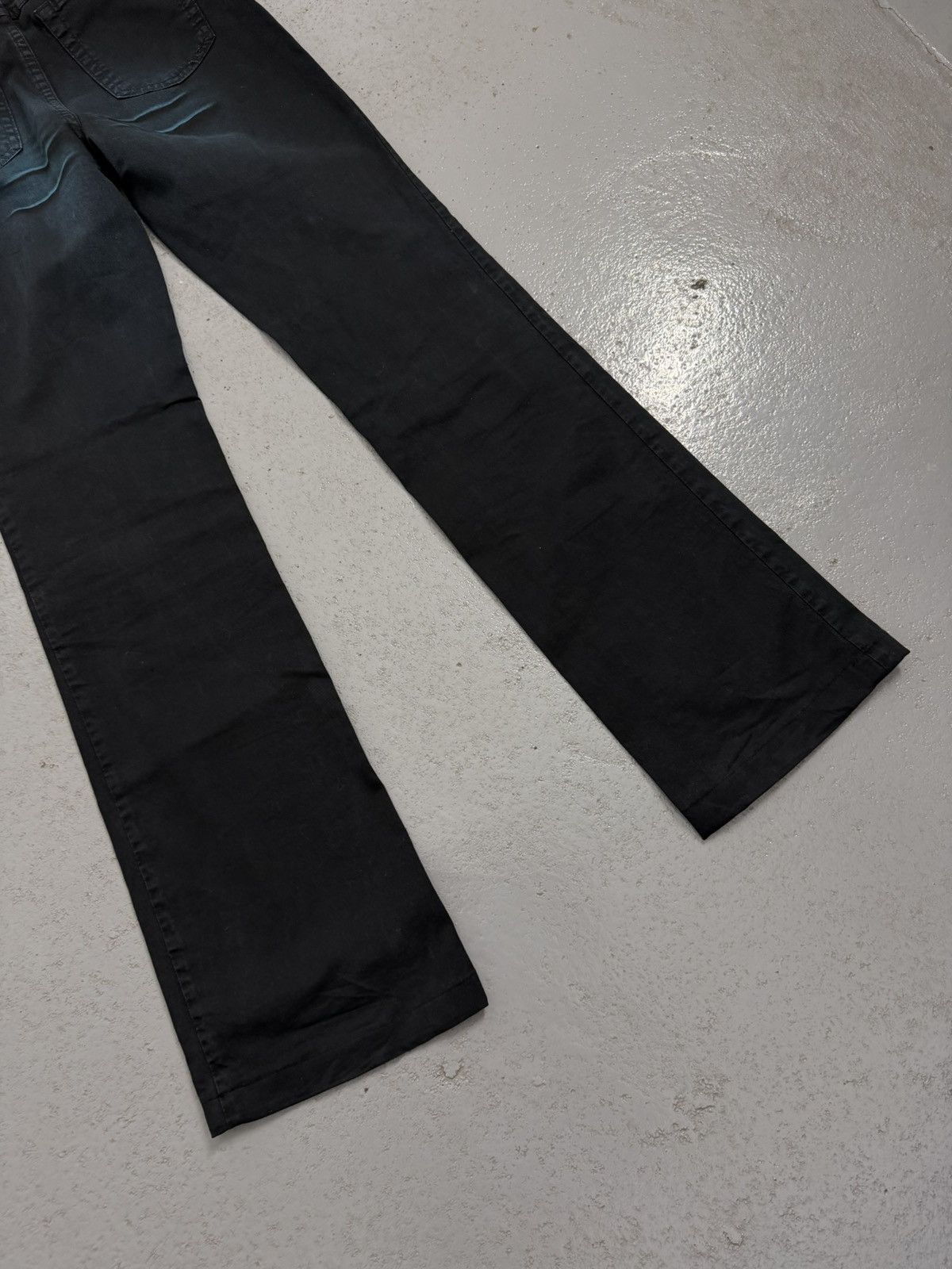 Just Cavalli Vintage Just Cavalli Blue Waves Flared Overprinted Jeans Size 28" / US 6 / IT 42 - 13 Thumbnail