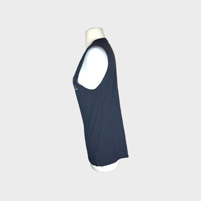 Vintage Netflix Stranger Things Embroidered Tank Top Charcoal Grey Size M / US 6-8 / IT 42-44 - 8 Thumbnail