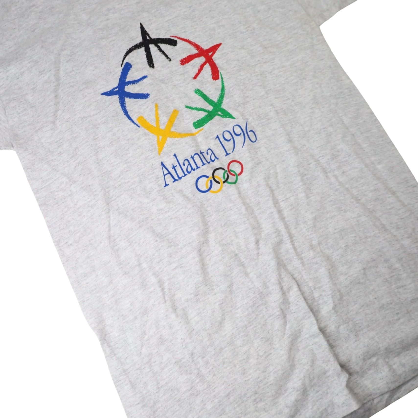 Vintage VINTAGE NWT 1996 Atlanta Olympics Graphic T Shirt Size US L / EU 52-54 / 3 - 3 Thumbnail