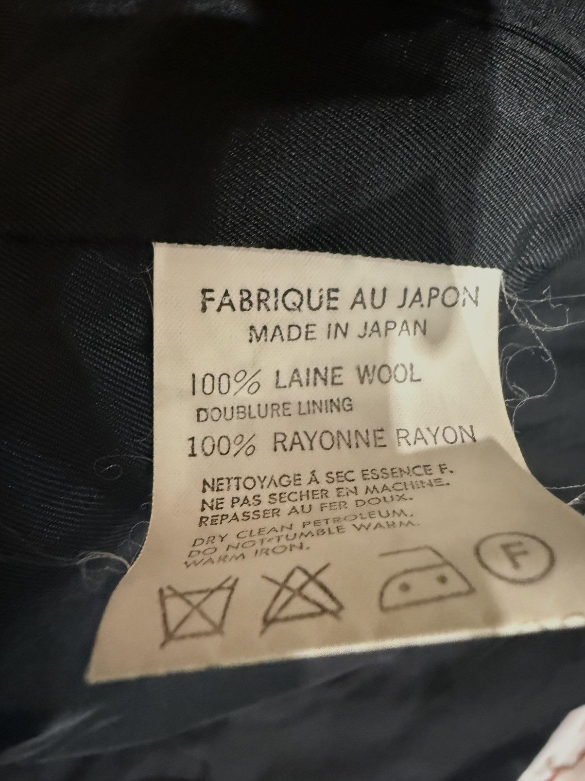 Yohji Yamamoto YOHJI YAMAMOTO POUR HOMME Men Wool Shawl Jacket Coat Size 48L - 4 Thumbnail