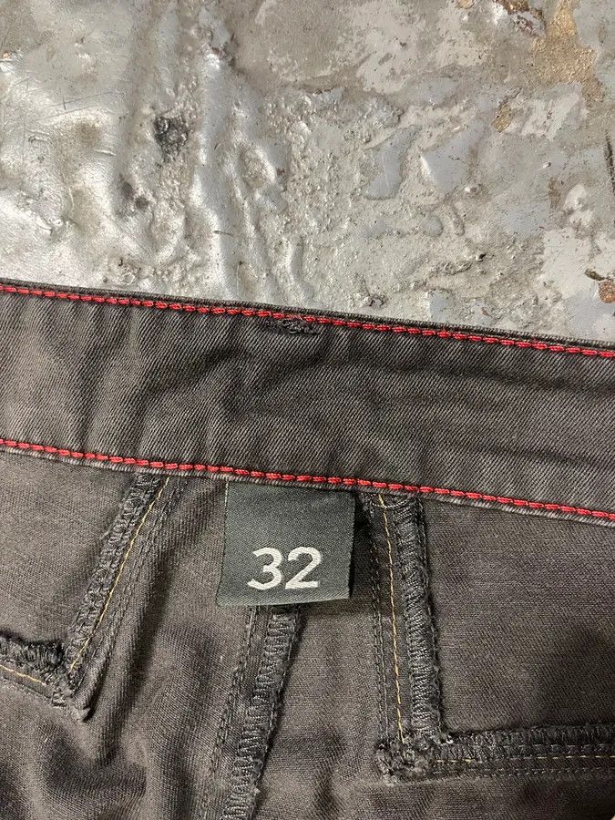 Marithe + Francois Girbaud 2000s Marithé + François Girbaud Anthracite Grey Signature Minimalist Straight Pants Size US 32 / EU 48 - 10 Thumbnail