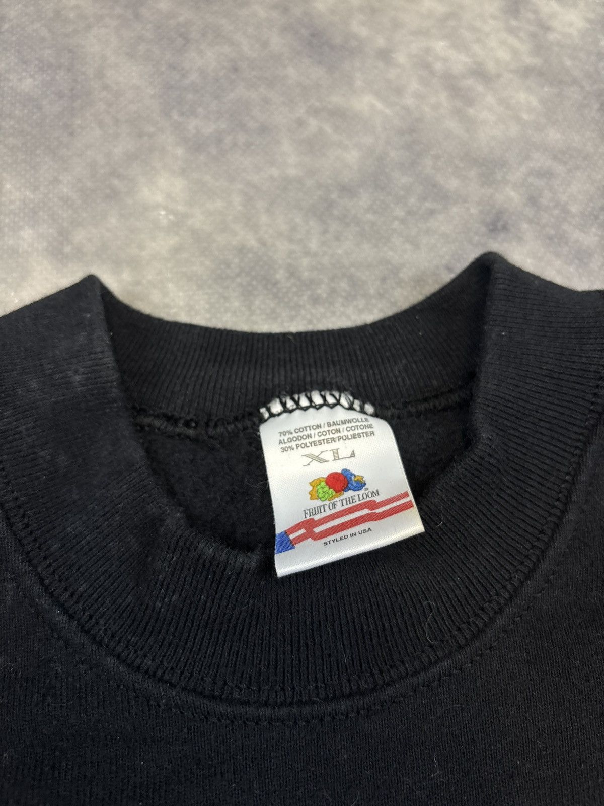 Fruit Of The Loom × Vintage Vintage FOTL Graphic Sweatshirt Boxy Skateboard y2k 90s rare Size US XL / EU 56 / 4 - 3 Thumbnail