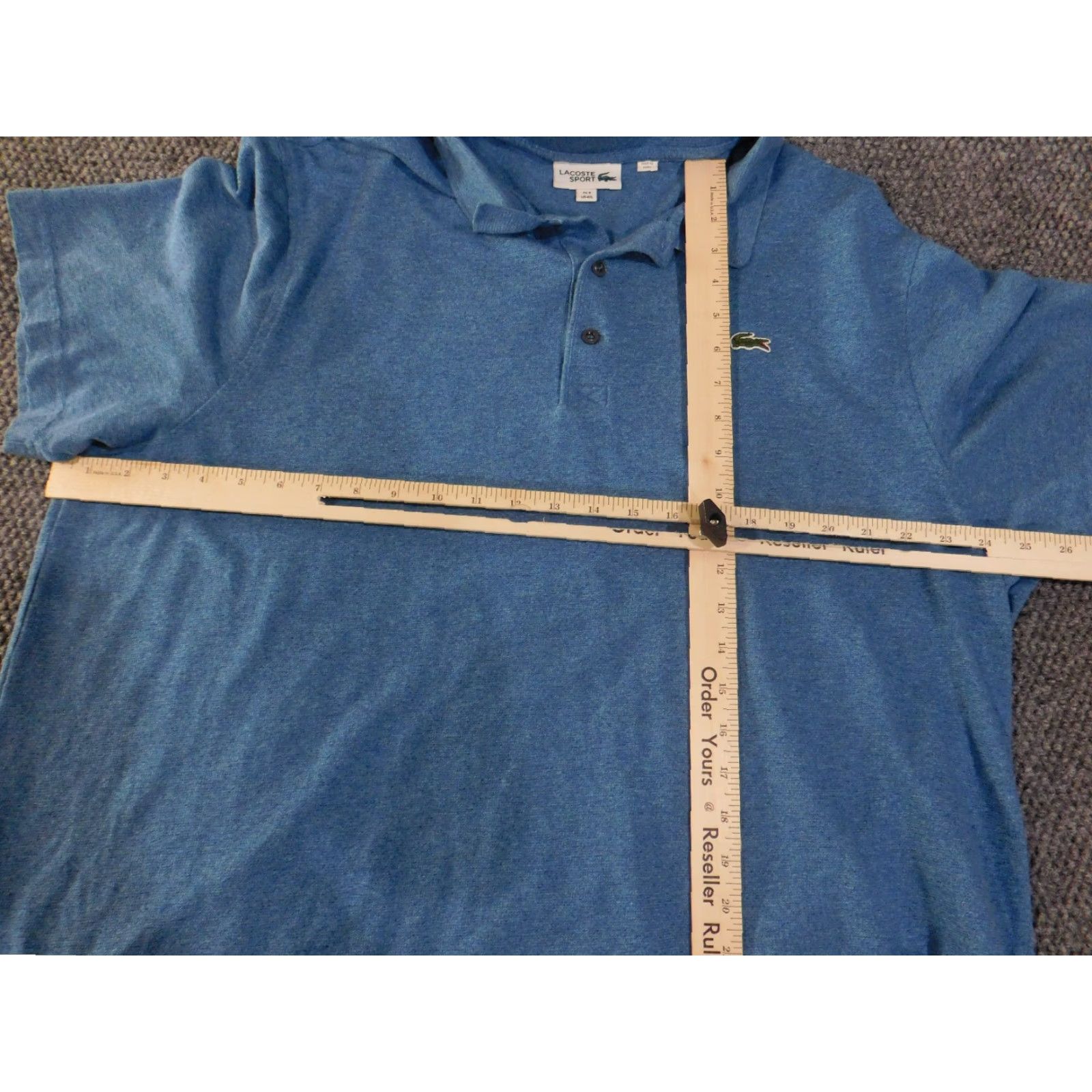 Lacoste Lacoste Polo Shirt Mens 4XL Blue Cotton Logo Knit Short Sleeve Collared Button Casual Vintage: No Size US XXL / EU 58 / 5 - 7 Thumbnail