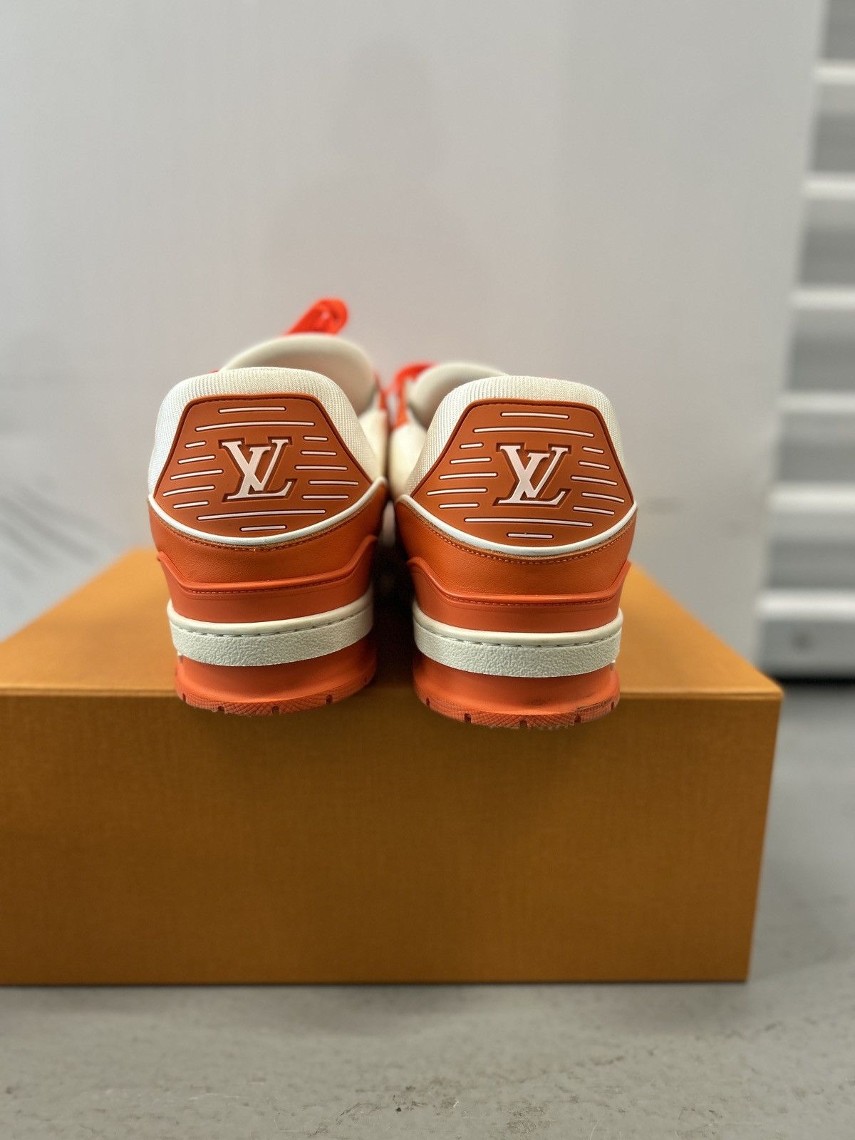 Louis Vuitton Louis Vuitton LV Trainer Orange Size US 12 / EU 45 - 3 Thumbnail