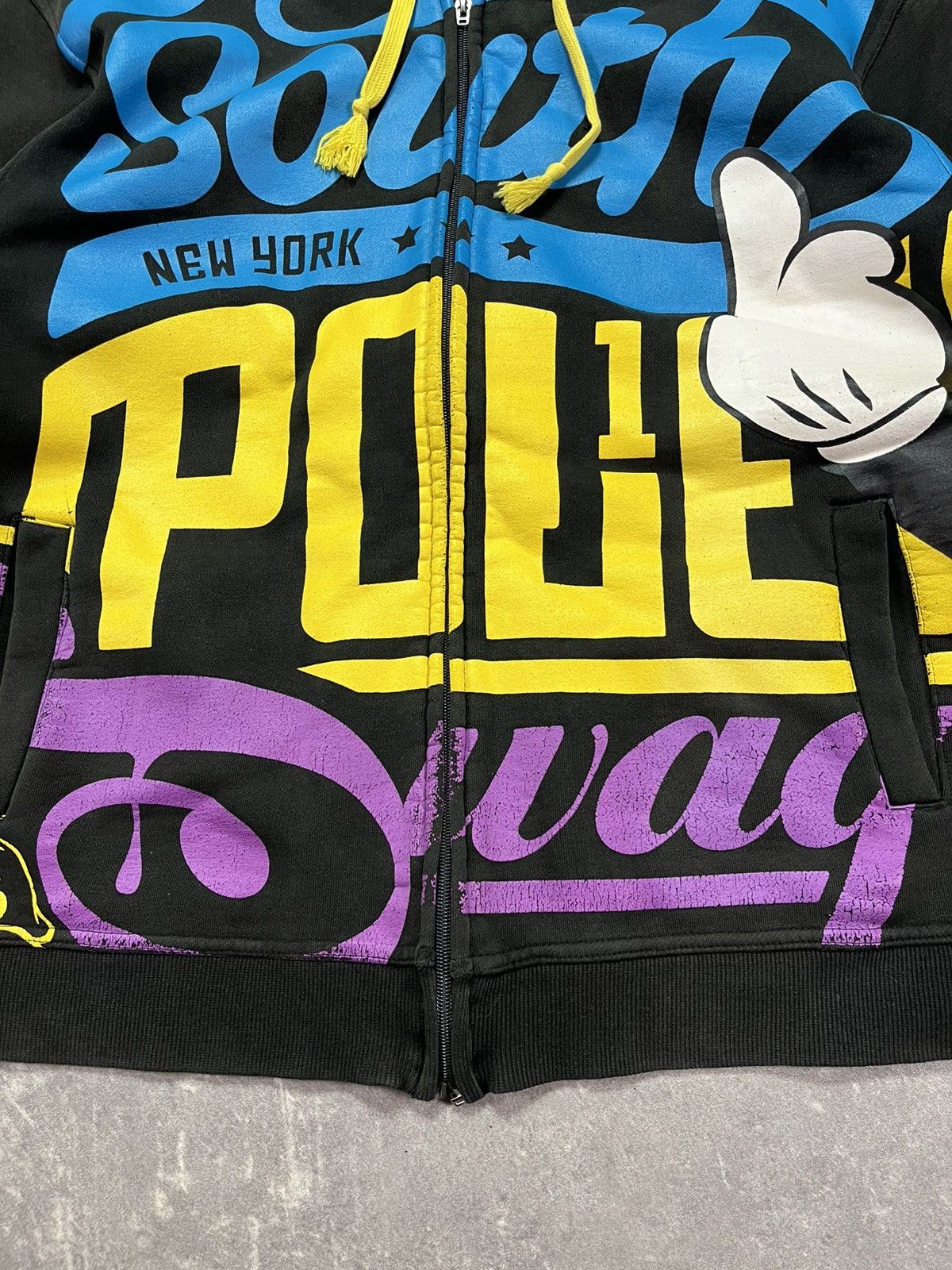 Southpole 00s Southpole Distressed Vintage Printed Baggy Zip Hoodie XL Size US XL / EU 56 / 4 - 6 Thumbnail