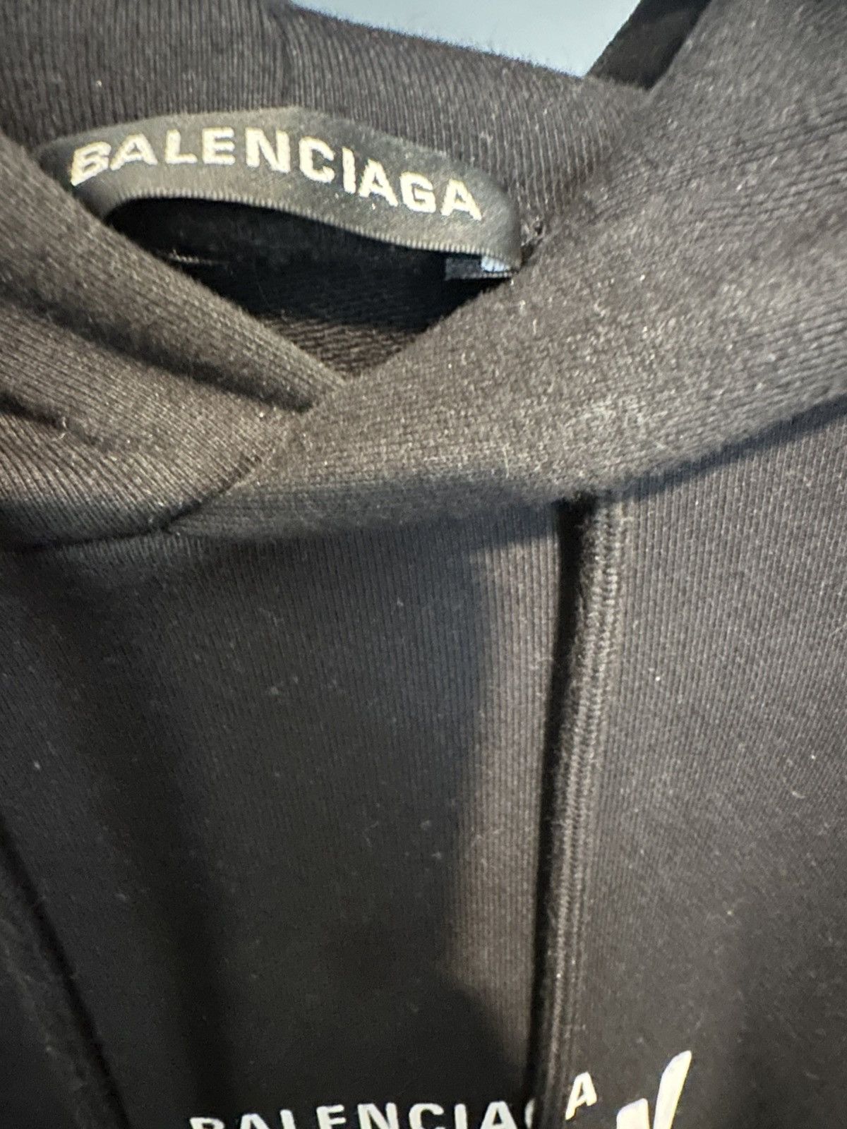 Balenciaga ‘Crew’ Black Hoodie