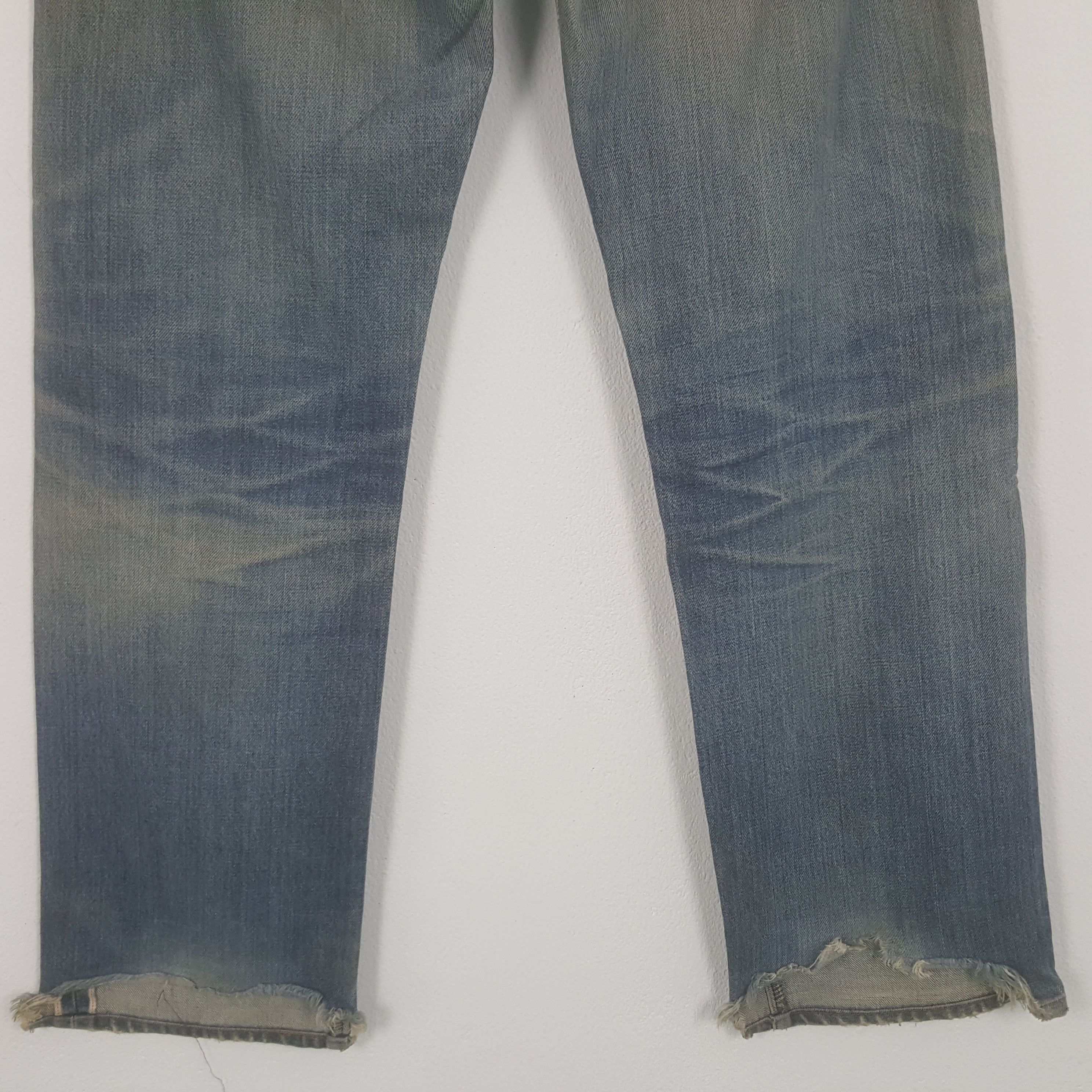 Levi's × Vintage Vintage Levi's Distressed Style Selvedge Denim Jeans Size US 31 - 6 Thumbnail