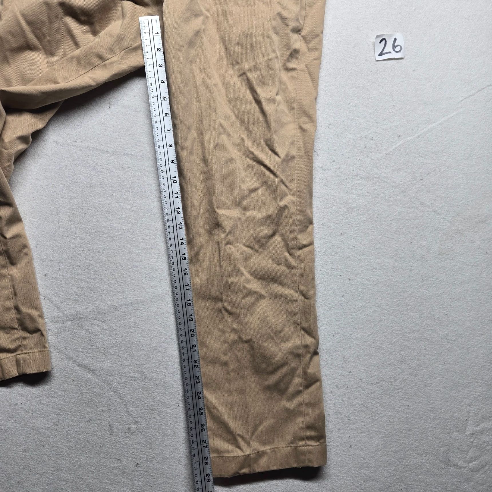 Brooks Brothers Brooks Brothers Advantage Chino Hudson Men's Pants 34x30 Beige Flat Front Twill Size US 34 / EU 50 - 7 Thumbnail