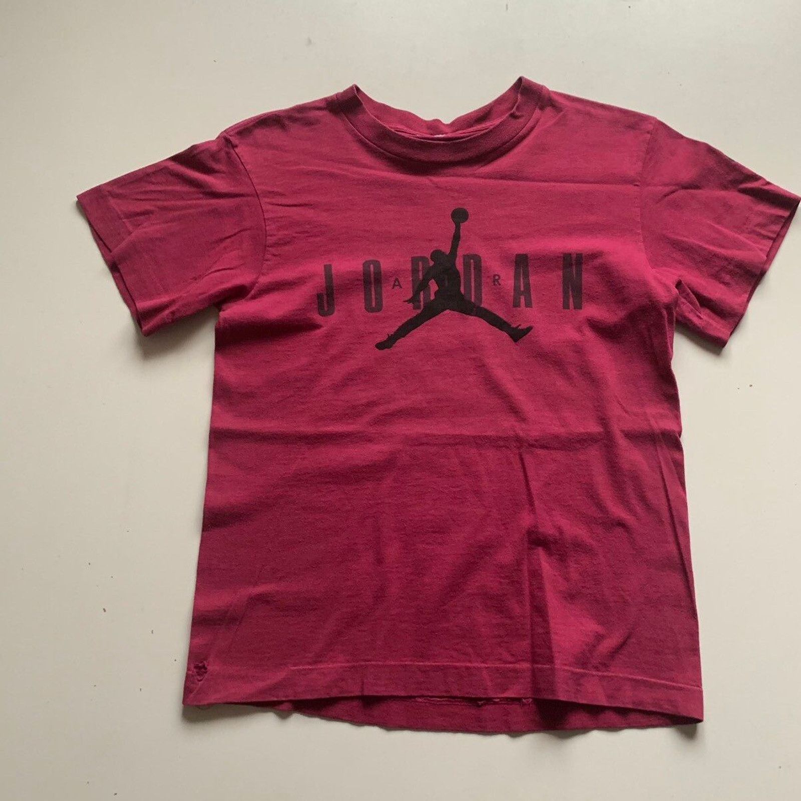Jordan Brand × Nike × Vintage Vintage 90s Nike Air Jordan Jump Man Graphic T Shirt XS Rare Size US XS / EU 42 / 0 - 1 Thumbnail