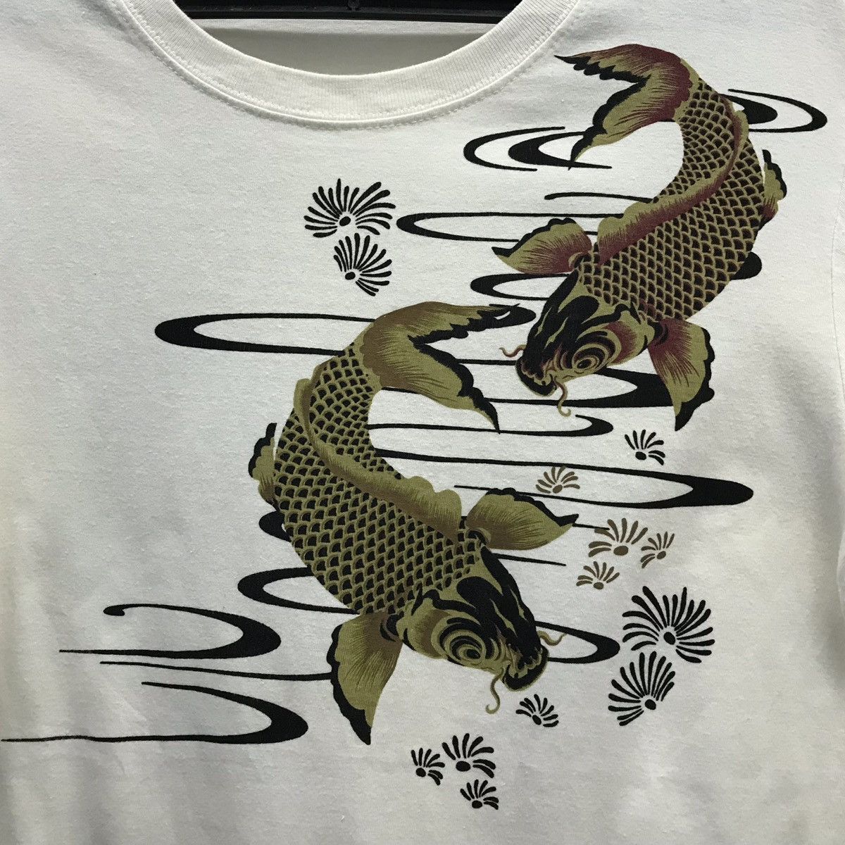 Japanese Brand × Vintage Vintage Fish Koi Sukajan Long Sleeve Shirt Size US M / EU 48-50 / 2 - 5 Thumbnail