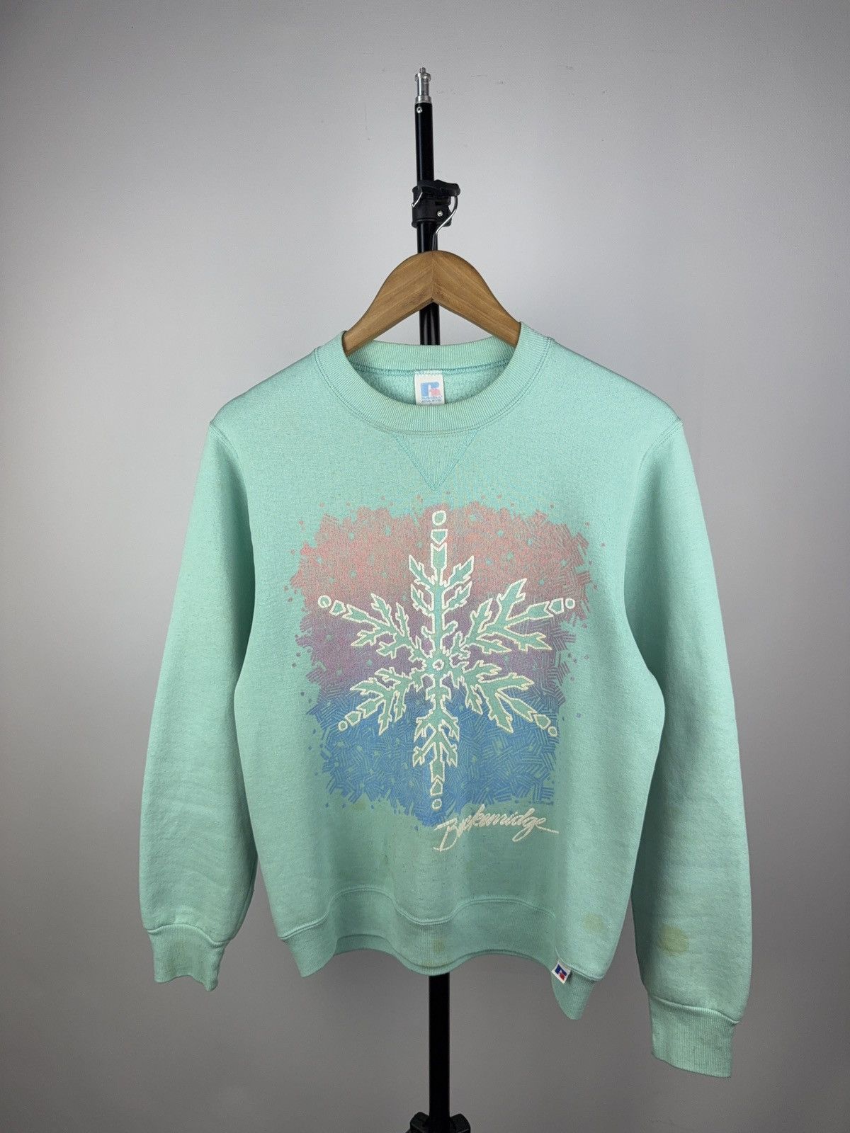 Russell Athletic Vintage 1986 Logo Rare Breckenridge Snowflake Sweatshirt Size US S / EU 44-46 / 1 - 1 Thumbnail
