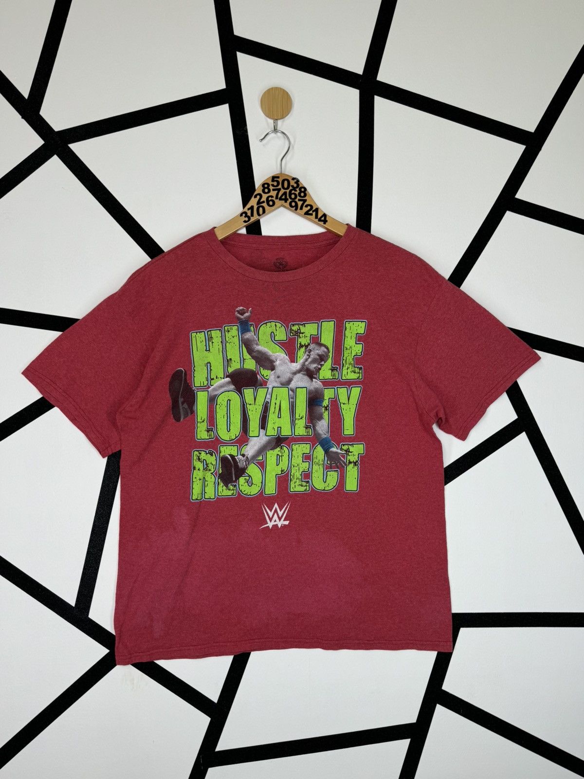 Vintage Hustle Loyalty Respect John Cena WWE WWF T-shirt Big Logo H Size US M / EU 48-50 / 2 - 1 Thumbnail