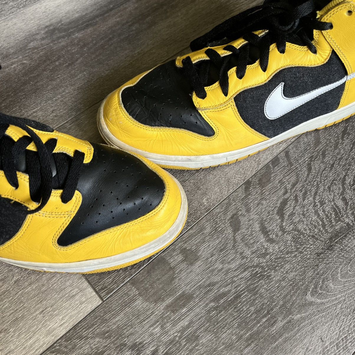 Nike Vintage 2006 Nike Dunk High Maize Taxi Size 11 309432-711 Size US 11 / EU 44 - 8 Thumbnail