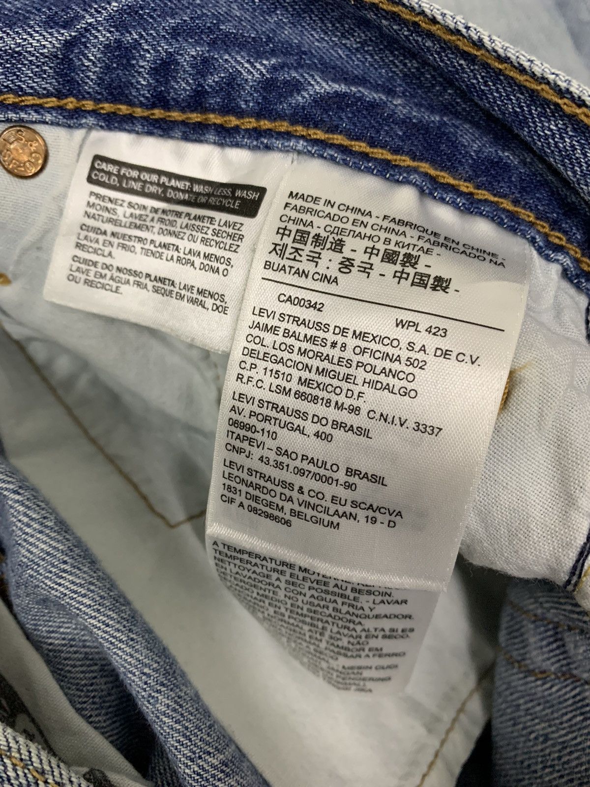Beams Plus × Levi's Rare Levis 501 CT X Beams 40th Anniversary Selvedge Size US 28 / EU 44 - 10 Thumbnail