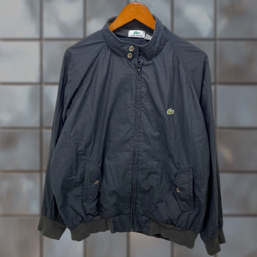 Lacoste VINTAGE Lacoste Windbreaker Jacket XL Black Men XL Nylon Lining Zip Style Windbreaker 90s Inspired Size US XL / EU 56 / 4 - 1 Thumbnail