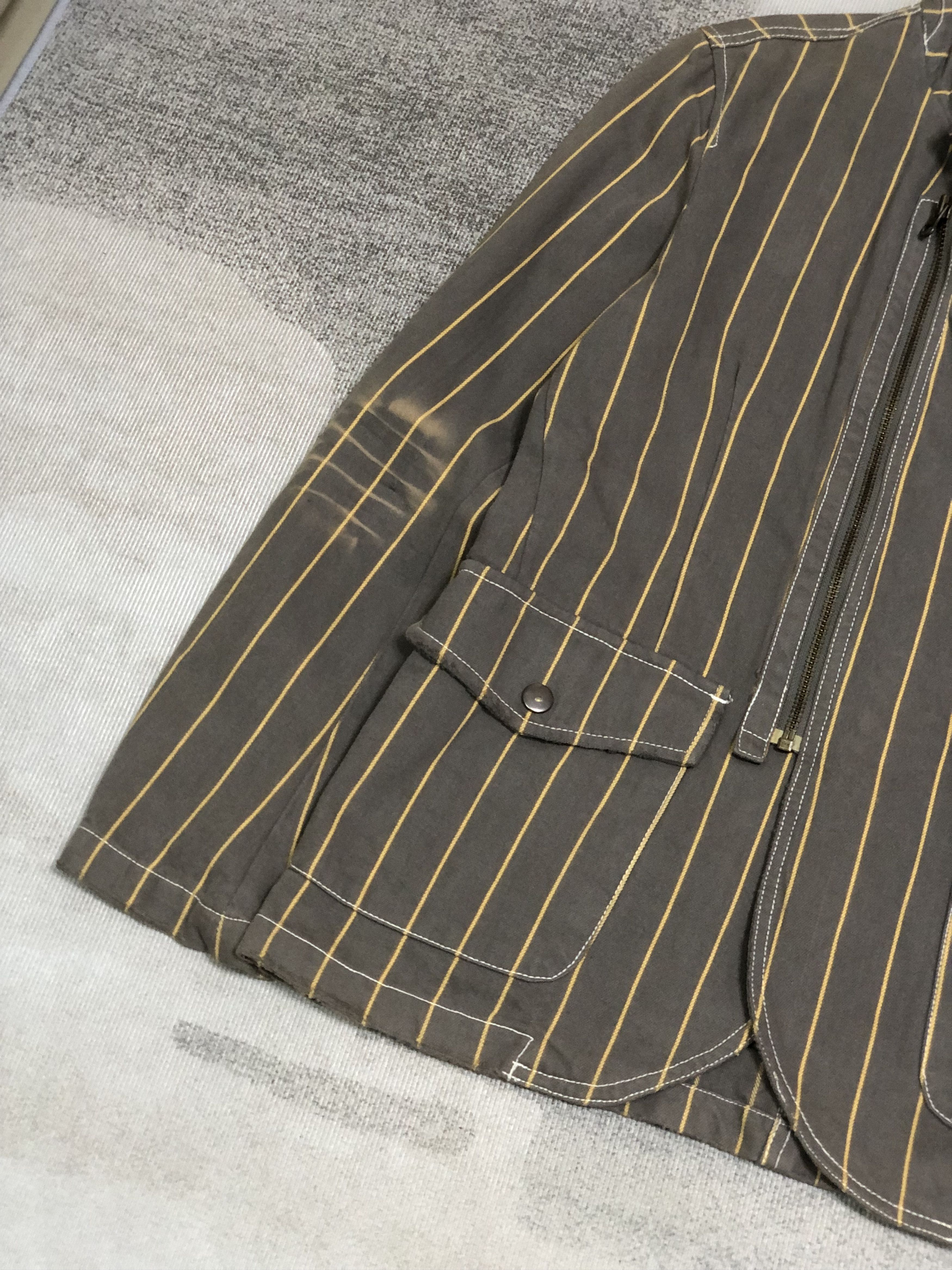 291295=Homme 291295=Homme Asymmetric striped jacket Size US M / EU 48-50 / 2 - 4 Thumbnail