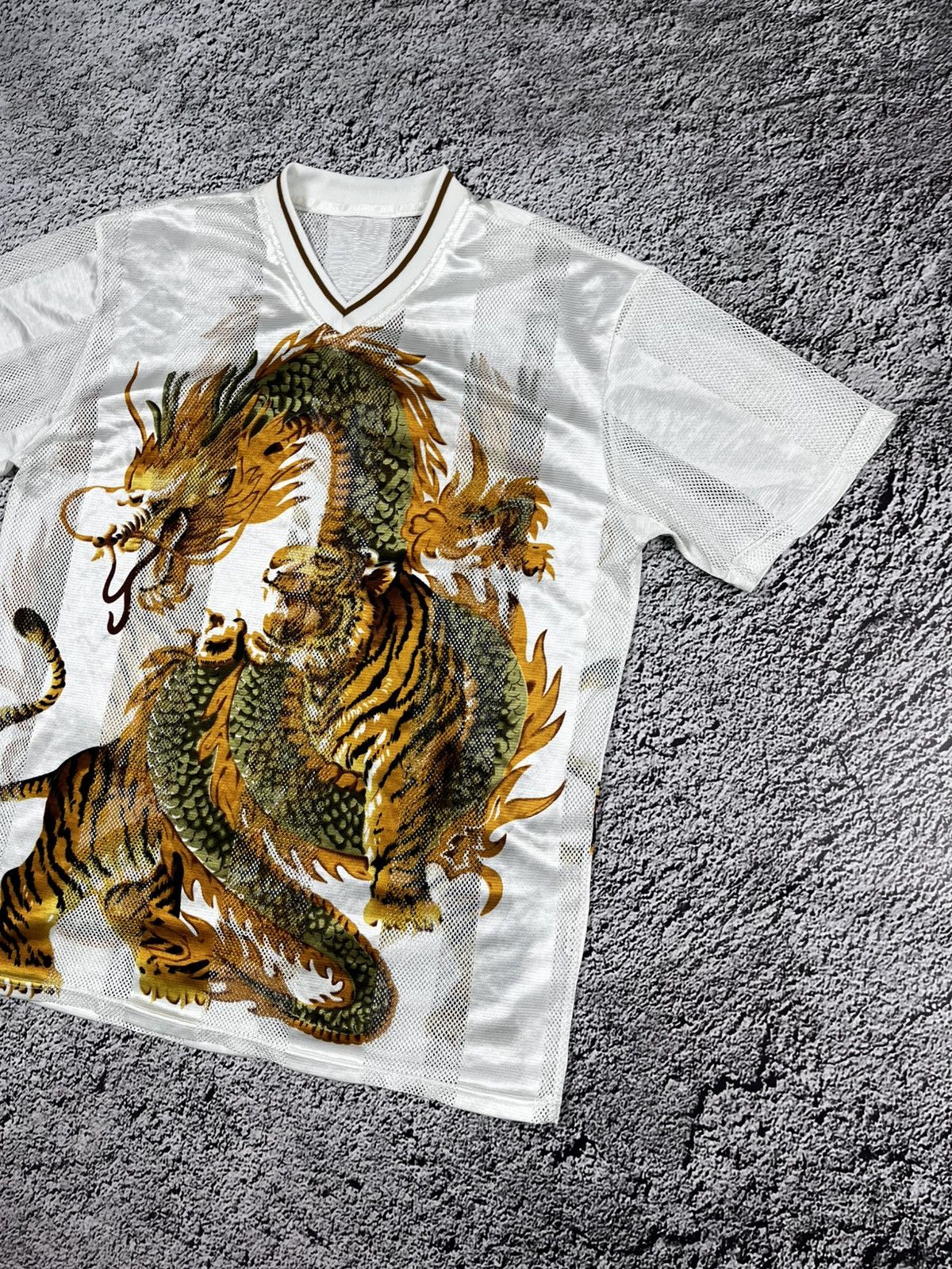 Rap Tees Vintage 90s Mesh japan t shirt all over 00s style size L Size US L / EU 52-54 / 3 - 3 Thumbnail