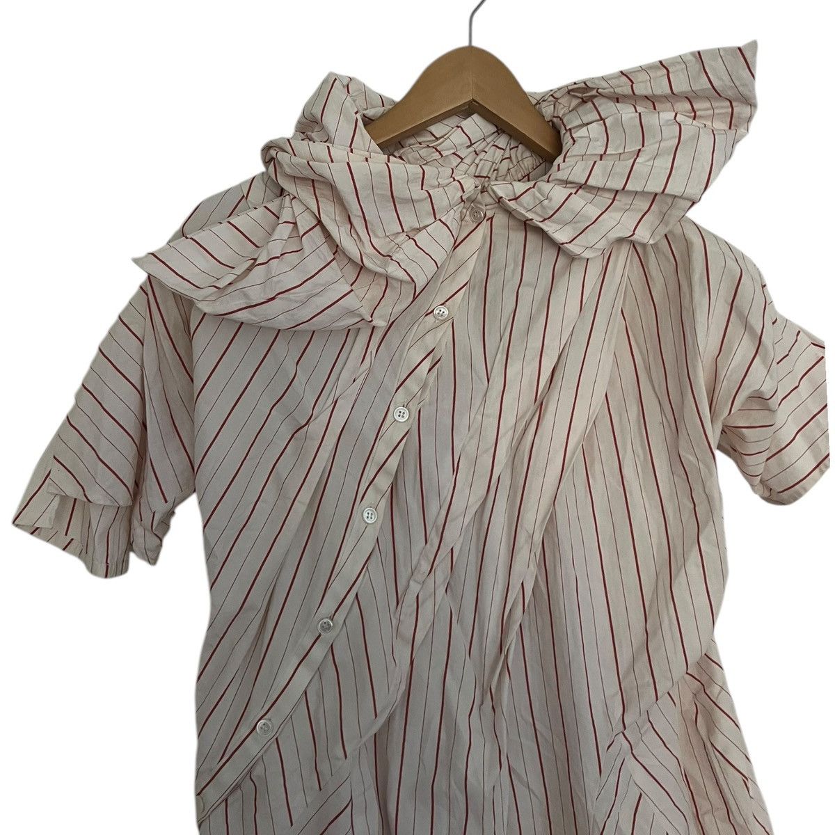 Japanese Brand Mikio sakabe aw21 pinstripe dress Size M / US 6-8 / IT 42-44 - 5 Thumbnail