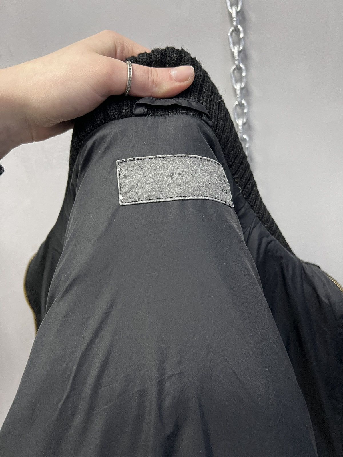 If Six Was Nine Rare black opium if six was nine style down fur bomber y2k Size US M / EU 48-50 / 2 - 10 Thumbnail