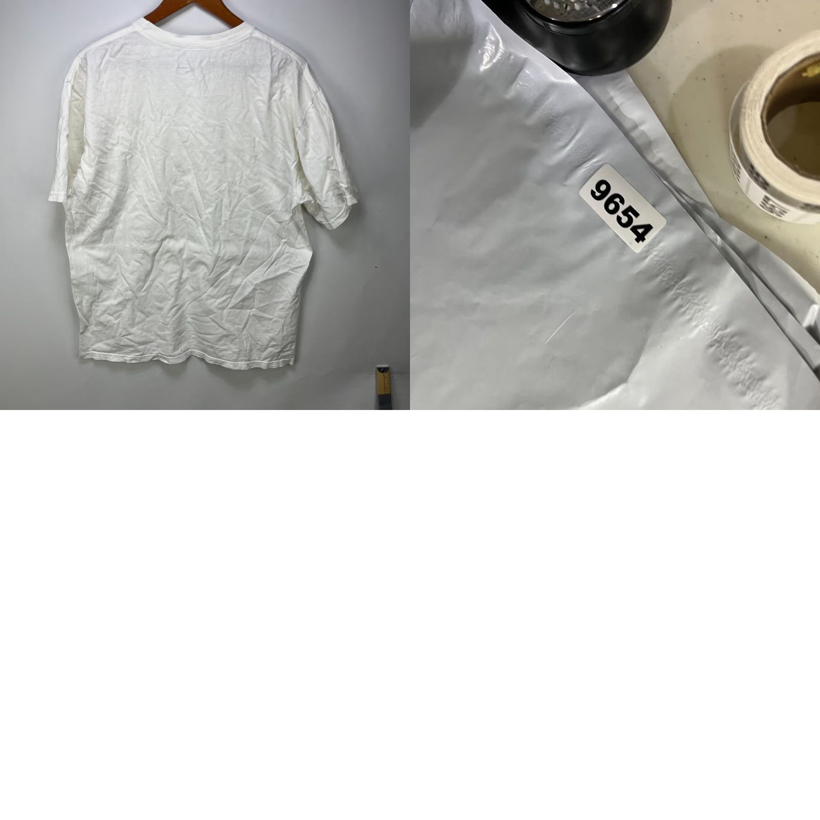 Nike VINTAGE Nike Swoosh Y2K T Shirt Large Nike Air White Cotton Mens Short Sleeve Crew Neck 2000s Size US L / EU 52-54 / 3 - 8 Thumbnail