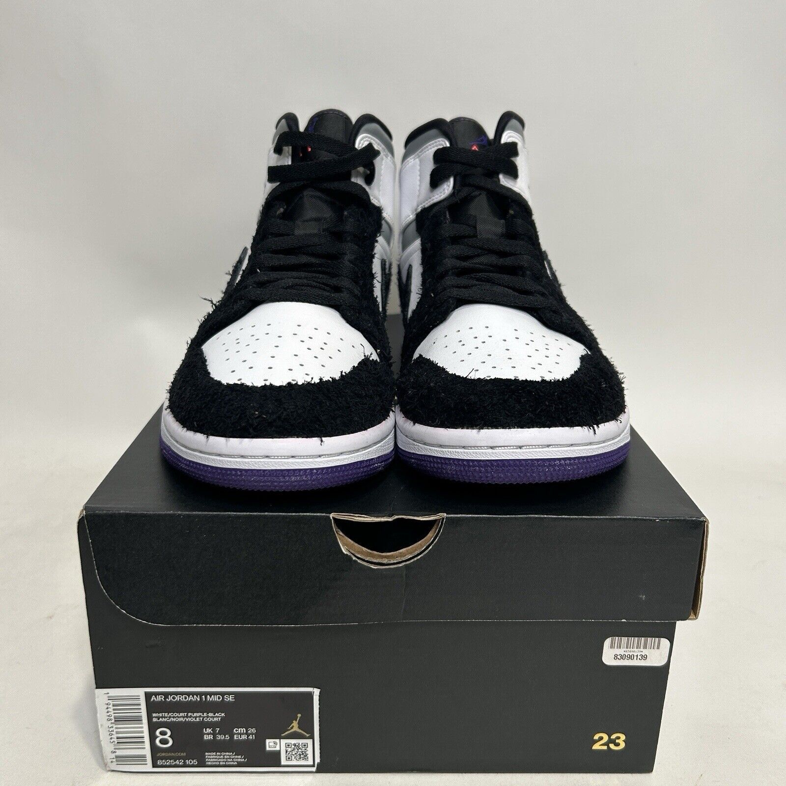 Nike Nike Air Jordan 1 Mid SE “Varsity Court Purple” 2024 Size US 8 / EU 41 - 2 Thumbnail