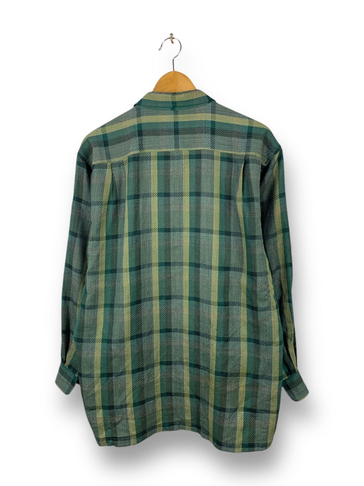 Yves Saint Laurent Steals! Vintage YSL Chemises Distressed Button Ups Shirt Size US M / EU 48-50 / 2 - 2 Thumbnail