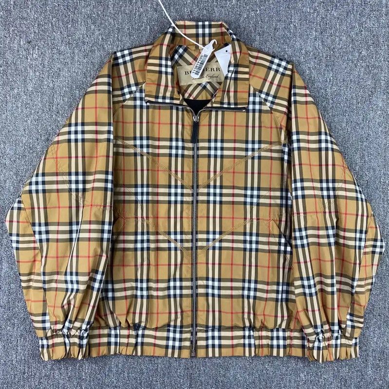 Burberry Burberry Brown Plaid Women's Jacket Size S / US 4 / IT 40 - 1 Thumbnail